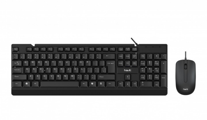 Клавиатура и мышь HAVIT HV-KB272CM Black - изображение 1