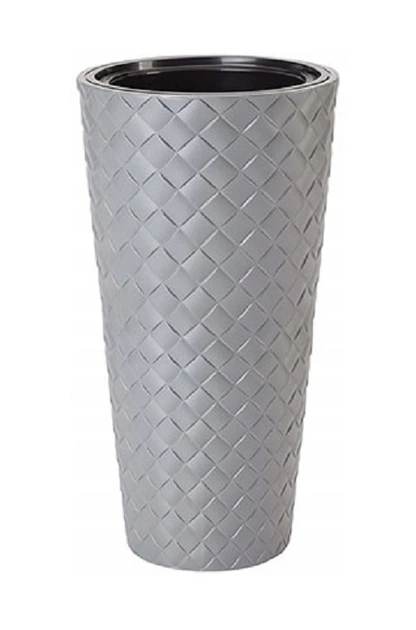 Горшок FormPlastic Makata slim-30 серый (2830-055) - изображение 3
