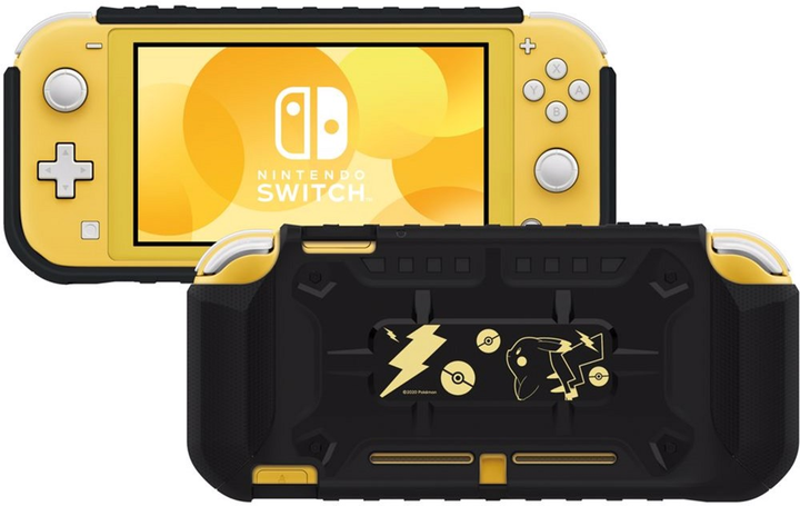 Чохол-накладка Hori Hybrid System Armor Pikachu Black Gold Edition для Nintendo Switch Lite (810050910088) - зображення 2