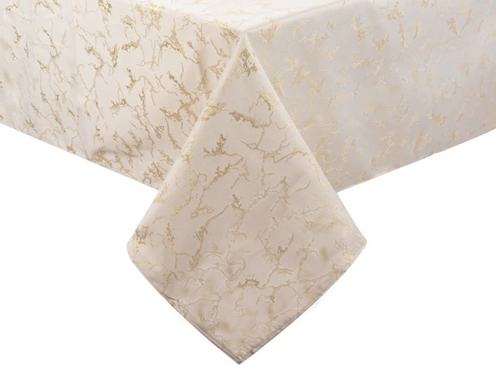 Скатерть тефлоновая Lefard Home Textile Alba Lurex Teflon Oro 160х240 см (715-335) (8407007153357) - изображение 3