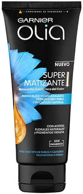 Maska do włosów Garnier Olia Super Matting Color Correcting Mask 150ml (3600542084659) - obraz 1