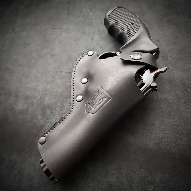 Кобура для Револьвер Флобера 4 поясная чёрная (FL001) - изображение 2