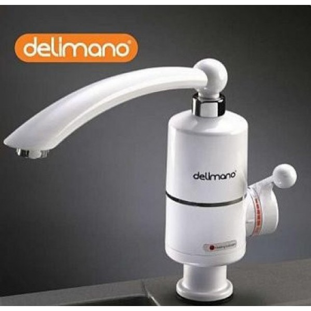 Кран водонагреватель проточный мгновенного нагрева воды Delimano .