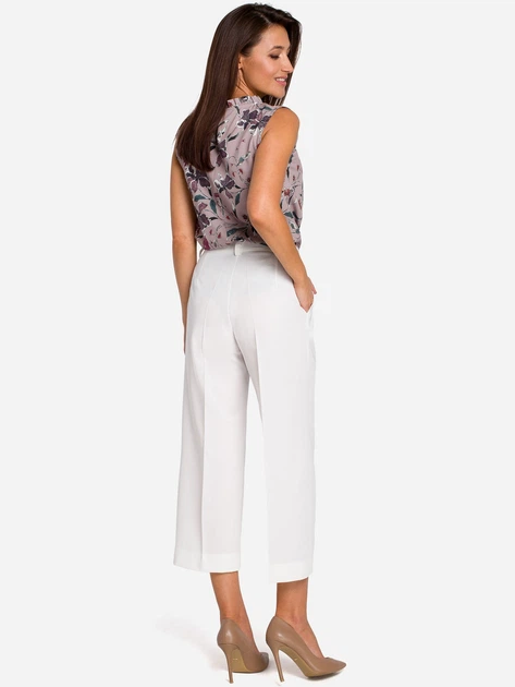 Spodnie kuloty damskie Stylove S139 86603 M Ecru (5903068435706) - obraz 2