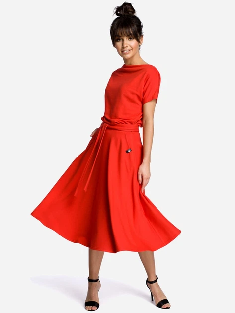 Плаття жіноче BeWear B067 87004 M Червоне (5903068408328) - зображення 3
