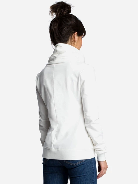 Толстовка на блискавці без капюшона жіноча BeWear B071 87019 M Екрю (5903068409127) - зображення 2