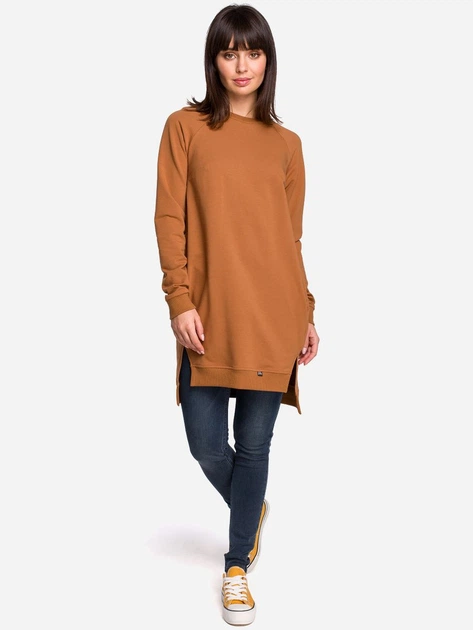 Bluza damska bez kaptura BeWear B101 87144 S Karmelowa (5903068433344) - obraz 3