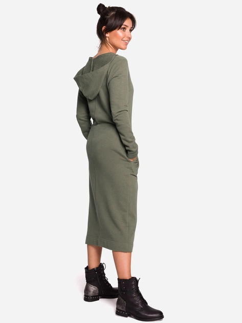 Sukienka tunika damska BeWear B128 90808 M Khaki (5903068448782) - obraz 2
