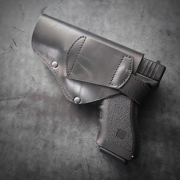 Кобура для Glock 17 поясная для скрытого ношения чёрная (GL002) - изображение 2