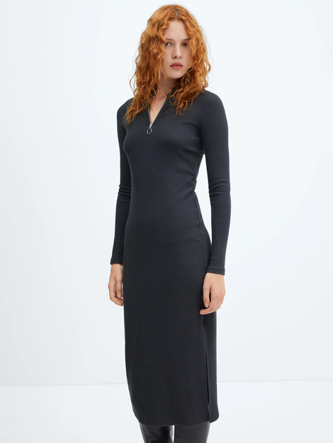 Платье-футболка миди осеннее женское Mango Indira 57065811-95 M ...