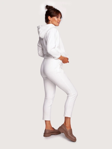 Spodnie dresowe damskie BeWear B240 1197450 S Ecru (5903887677899) - obraz 2
