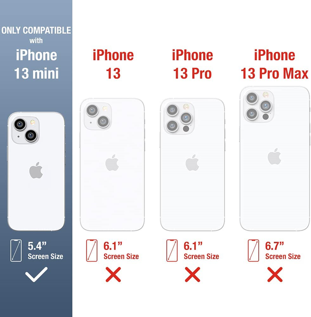 Чехол FlexGear с полной защитой для iPhone 13 Mini и 2 защитных стекла для экрана - Crystal Clear (502307116-X002YK1G03) - Фото 2 Чехол FlexGear с полной защитой для iPhone 13 Mini и 2 защитных стекла для экрана - Crystal Clear (502307116-X002YK1G03) - изображение 2