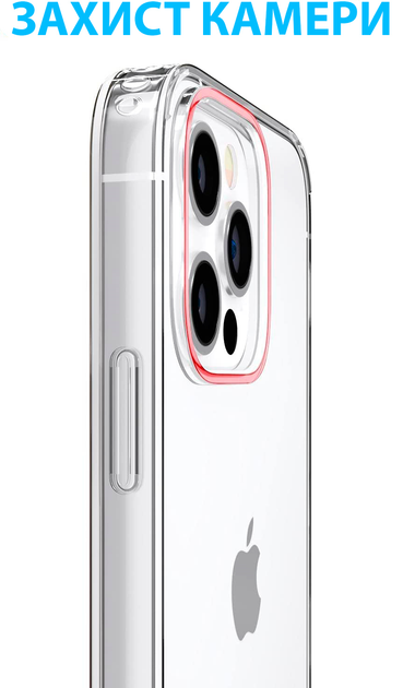 Чехол FlexGear с полной защитой для iPhone 13 Pro и 2X защитных стекла для экрана - Crystal Clear (502307115-X002YK1FQN) - изображение 5