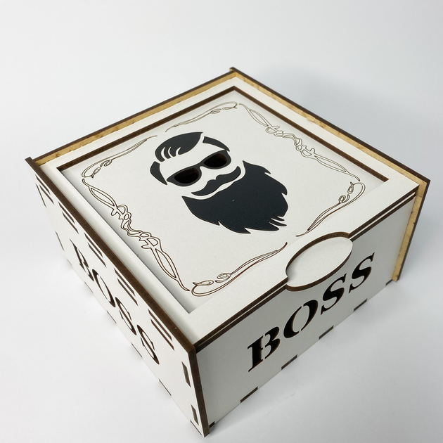 Коробка подарочная деревянная BOSS № 1 Украина – фото, отзывы ...