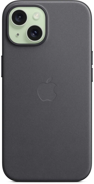 Etui Apple MagSafe FineWoven Case do Apple iPhone 15 Black (MT393) - obraz 4