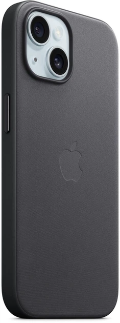 Etui Apple MagSafe FineWoven Case do Apple iPhone 15 Black (MT393) - obraz 6