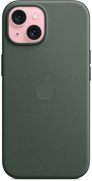 Etui Apple MagSafe FineWoven Case do Apple iPhone 15 Evergreen (MT3J3) - obraz 2