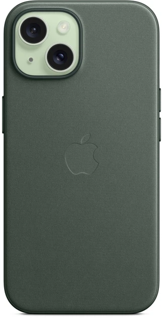 Etui Apple MagSafe FineWoven Case do Apple iPhone 15 Evergreen (MT3J3) - obraz 4