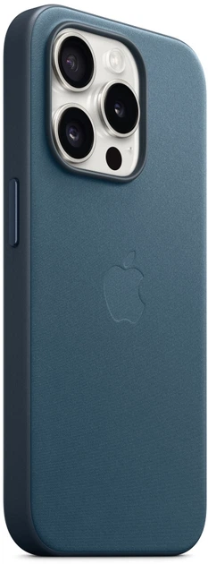 Панель Apple MagSafe FineWoven Case для Apple iPhone 15 Pro Pacific Blue (MT4Q3) - зображення 5