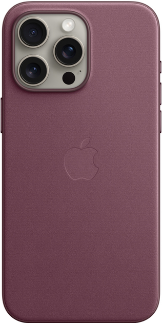 Акція на Панель Apple MagSafe FineWoven Case для Apple iPhone 15 Pro Max Mulberry (MT4X3ZM/A) від Rozetka