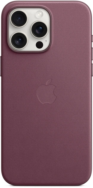 Etui Apple MagSafe FineWoven Case do Apple iPhone 15 Pro Max Mulberry (MT4X3) - obraz 3
