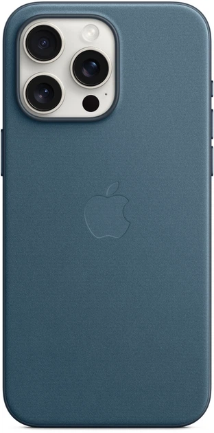 Etui Apple MagSafe FineWoven Case do Apple iPhone 15 Pro Max Pacific Blue (MT4Y3) - obraz 3