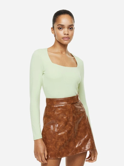 トップス M Топ женский H&M 1089811 XXL Салатовый (KZ2000001405574