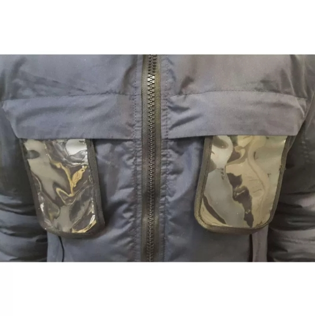 Куртка зимняя тактика мембрана Pancer Protection темно-синяя (54) - изображение 2