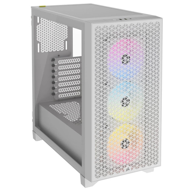 Корпус Corsair 3000D RGB AirFlow Tempered Glass White (CC-9011256-WW) - зображення 12