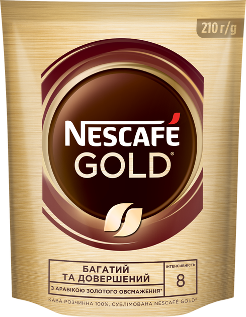 Акция на Кава розчинна NESCAFE Gold 210 г от Rozetka