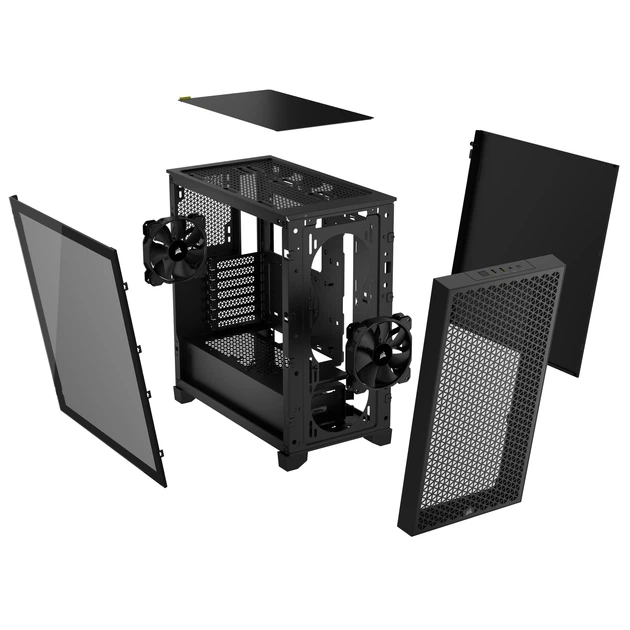 Obudowa Corsair 3000D AirFlow Tempered Glass Black (CC-9011251-WW) - obraz 10