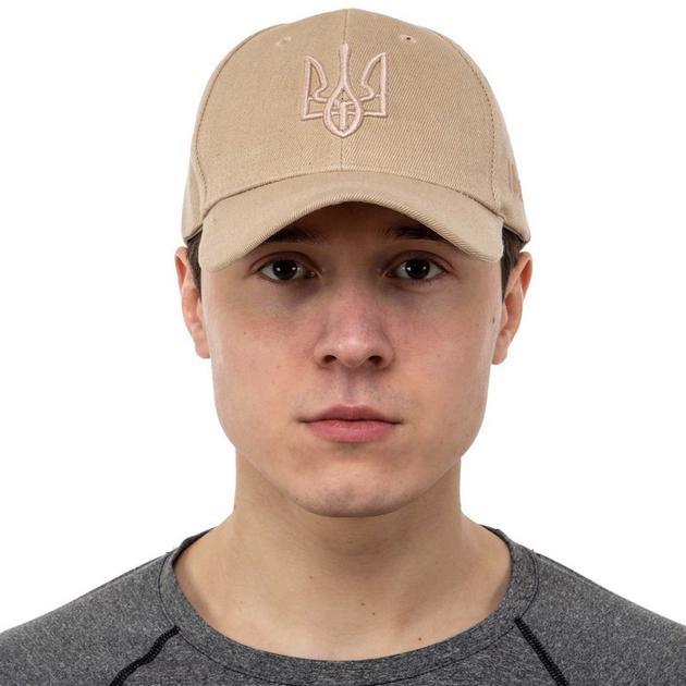 Кепка тактическая бейсболка Україна Ukraine Silver Knight 9883 One Size Khaki - изображение 5