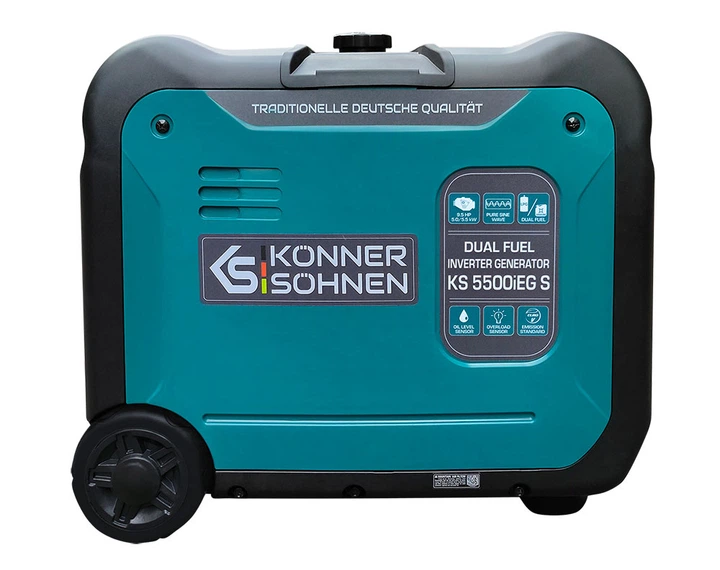 Инверторный генератор газ/бензин Konner&Sohnen KS 5500iEG S - изображение 6