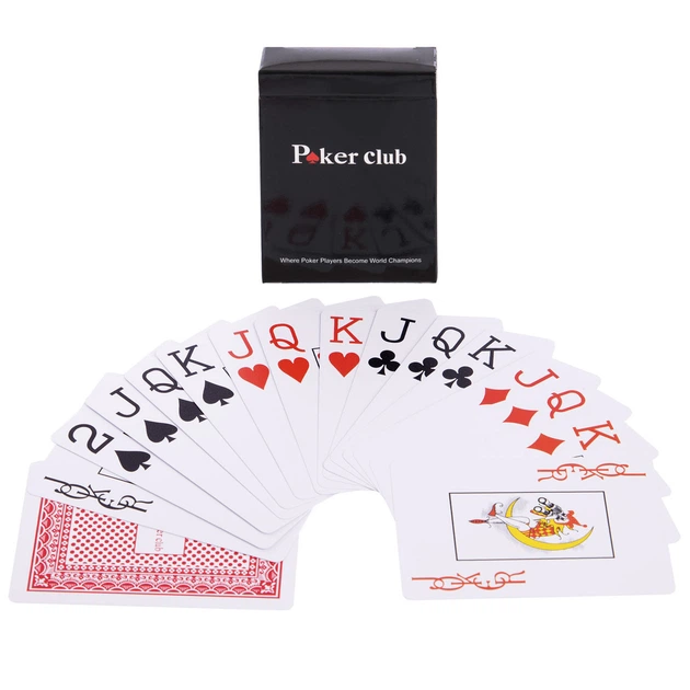 Гральні покерні пластикові SP-Sport Poker Club 6010 54 карти - Фото 1 Гральні покерні пластикові SP-Sport Poker Club 6010 54 карти - зображення 1