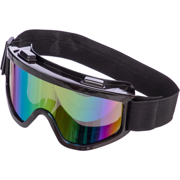 Защитные очки тактические MS-9081 цвет черный, линзы XAMELION - изображение 1