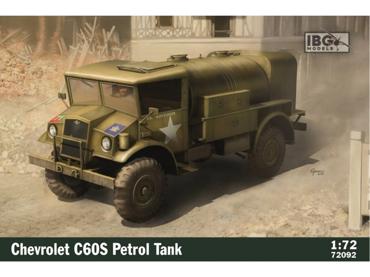 Model plastikowy IBG models Chevrolet C60s Petrol Tank (5907747901827) - obraz 1