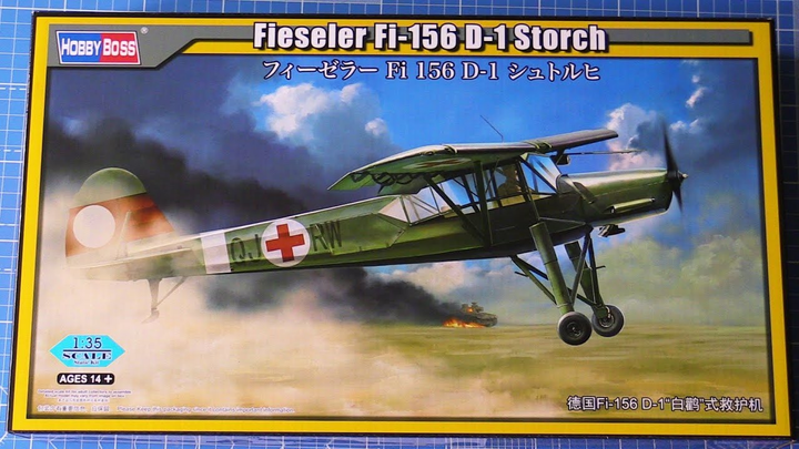 Model plastikowy Hobby Boss Fieseler Fi-156 D-1 Storch 1/35 (6939319201829) - obraz 1