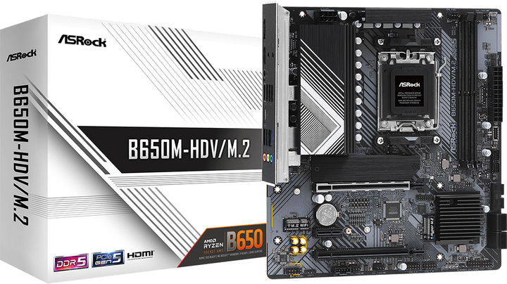 Материнская плата ASRock B650M-HDV/M.2 (sAM5, AMD B650, PCI-Ex16) - изображение 5