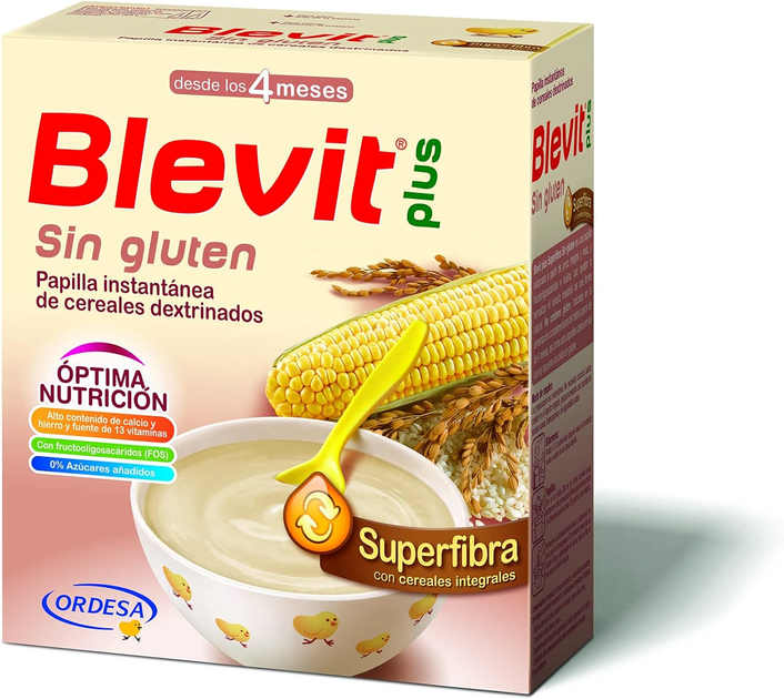 Дитяча мультизлакова каша Ordesa Blevit Cereals 8 Superfiber Plus Dextrinated 400 г (8426594018443) - зображення 1