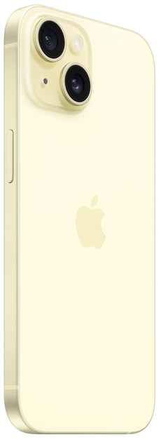 Smartfon Apple iPhone 15 128GB Yellow (MTP23) - obraz 3
