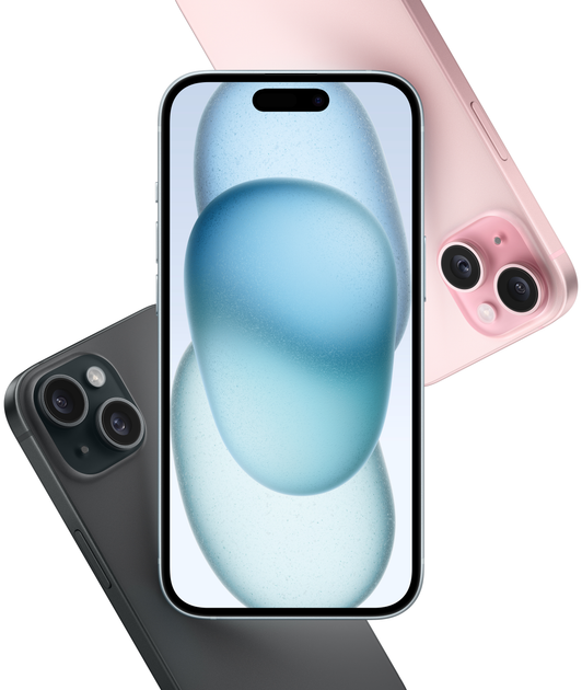 Smartfon Apple iPhone 15 256GB Pink (MTP73) - obraz 5