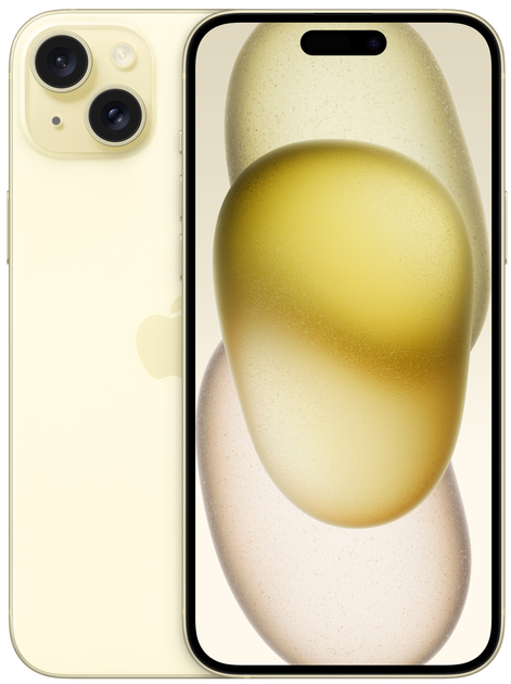Smartfon Apple iPhone 15 Plus 256GB Yellow (MU1D3) - obraz 1