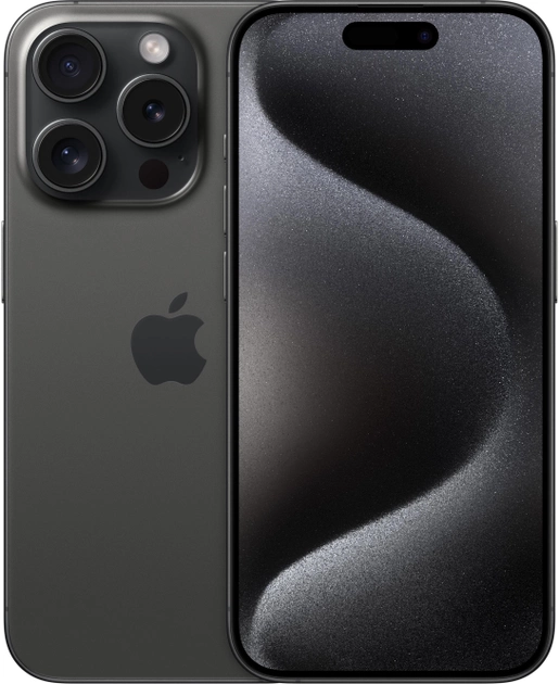 Мобільний телефон Apple iPhone 15 Pro 512GB Black Titanium (MTV73) - зображення 1