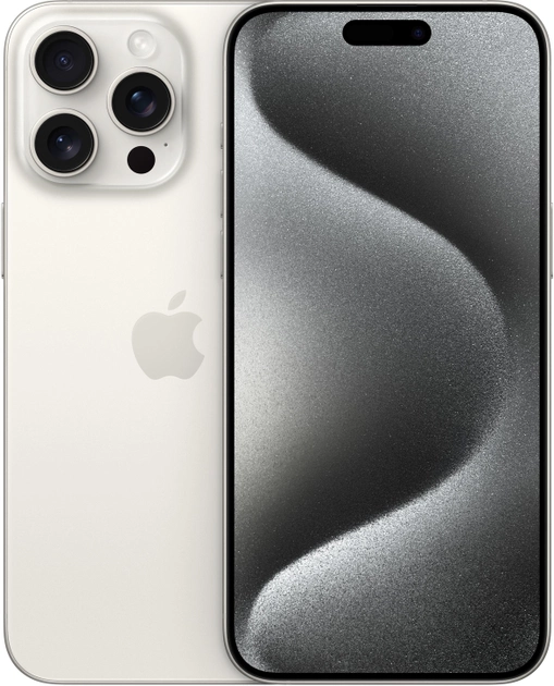 Smartfon Apple iPhone 15 Pro Max 256GB White Titanium (MU783) - obraz 1