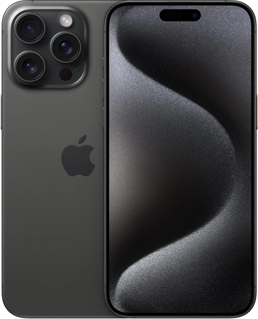 Smartfon Apple iPhone 15 Pro Max 256GB Black Titanium (MU773) - obraz 1