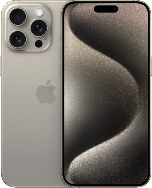Smartfon Apple iPhone 15 Pro Max 512GB Natural Titanium (MU7E3) - obraz 1