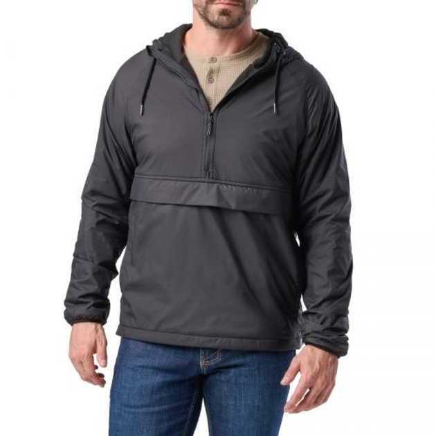 Куртка анорак 5.11 Tactical Warner Anorak Jacket Black XL - зображення 1
