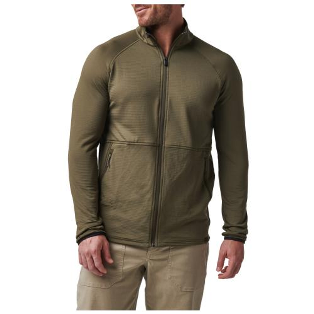 Куртка флісова 5.11 Tactical Stratos Full Zip Ranger Green L - изображение 1