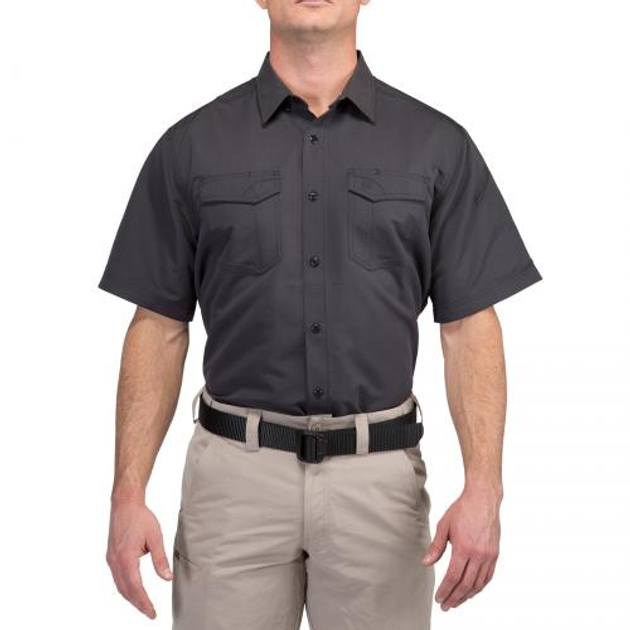 Сорочка тактична 5.11 Tactical Fast-Tac Short Sleeve Shirt Charcoal 2XL - изображение 1