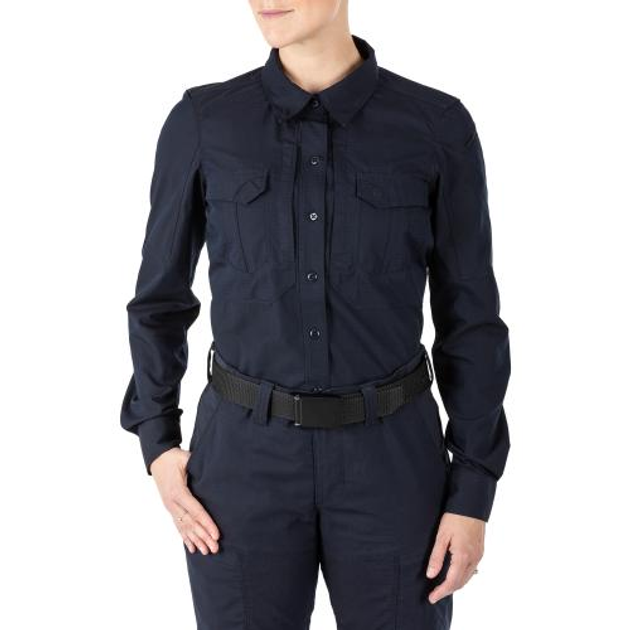 Сорочка тактична жіноча 5.11 Tactical Women's StrykeLong Sleeve Shirt Dark Navy XS - зображення 1